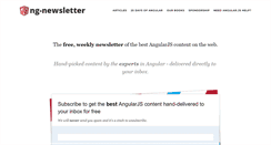 Desktop Screenshot of ng-newsletter.com